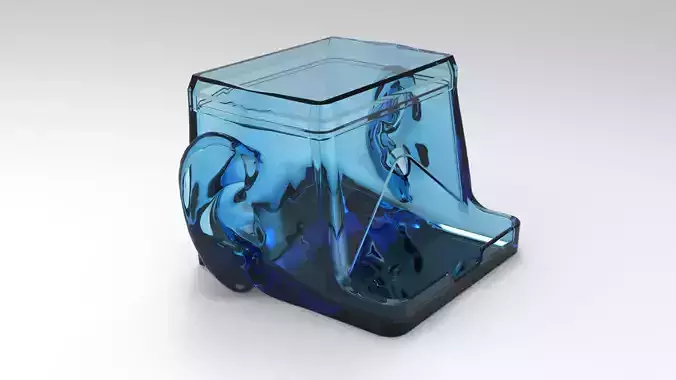Ear sticks box 3D print model