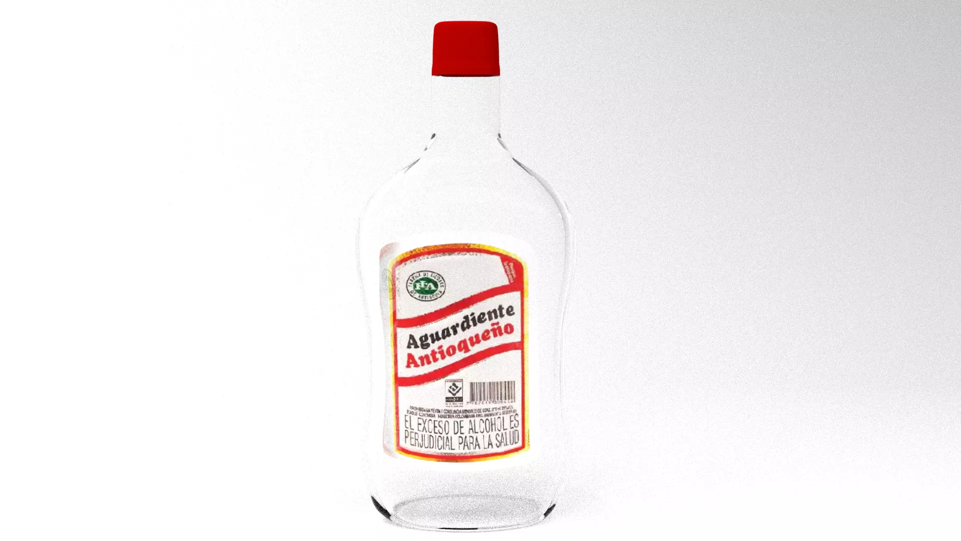 Colombian Schnapps Antioqueno 3D model