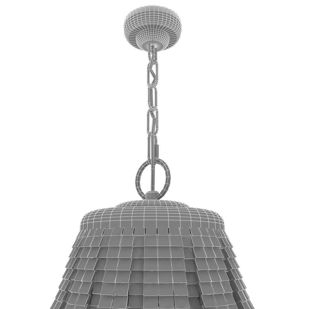 Regina Andrew Design Malibu Beaded 6-Light Chandelier 3D model_11