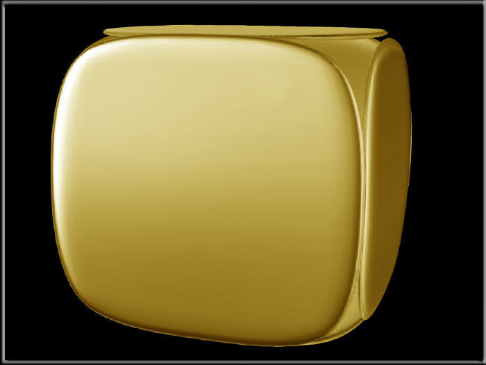 Round Cube Low-poly 3D model_3