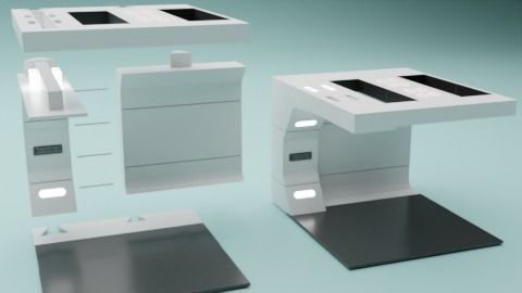 The Mandalorian - Rebel Prison Ship 1 - Side Hallway 1-12 scale Free 3D print model_9