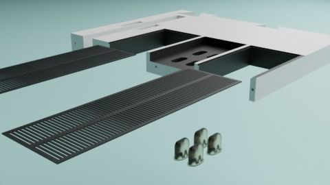 The Mandalorian - Rebel Prison Ship 1 - Side Hallway 1-12 scale Free 3D print model_15