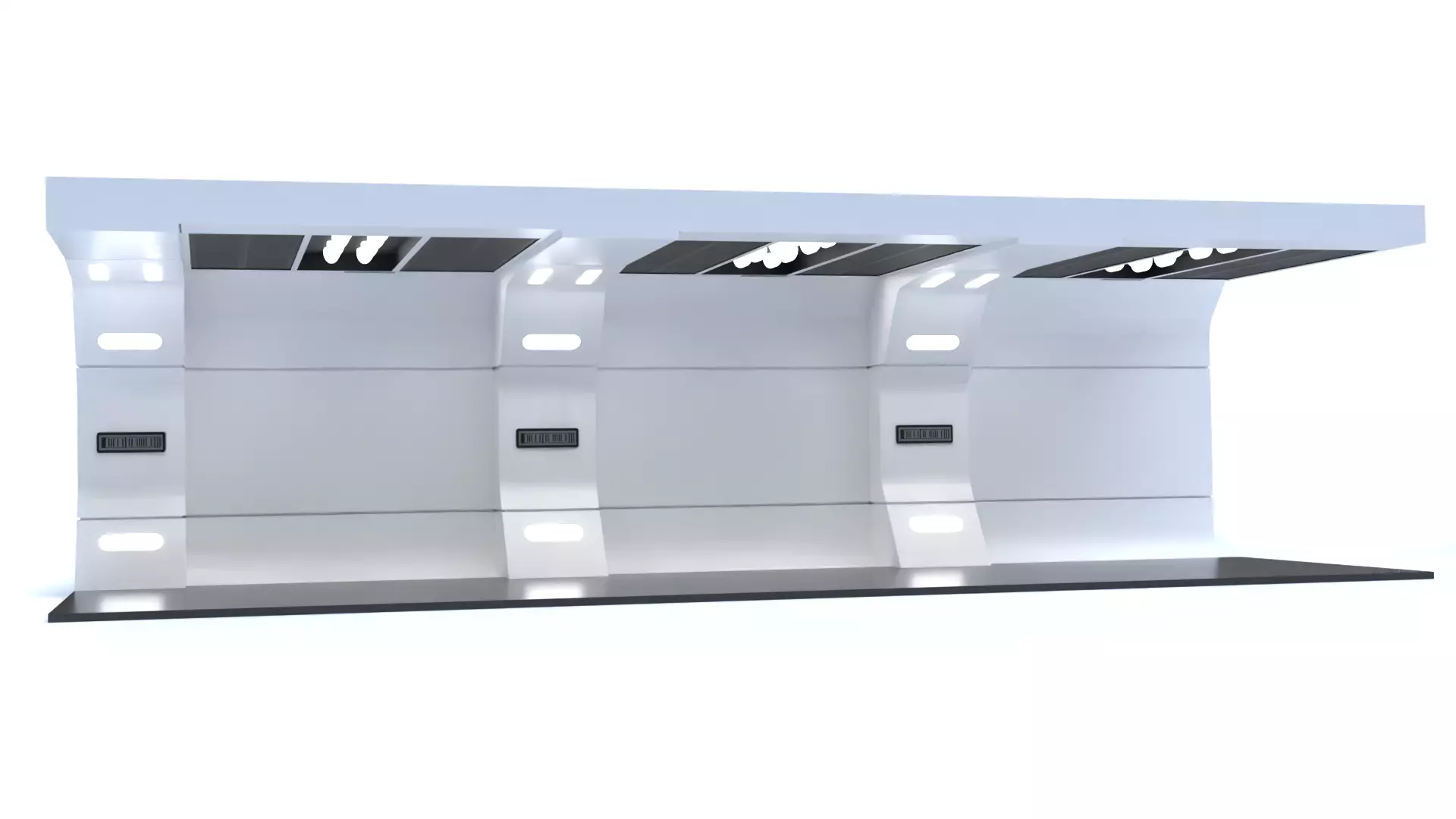 The Mandalorian - Rebel Prison Ship 1 - Side Hallway 1-12 scale Free 3D print model_2