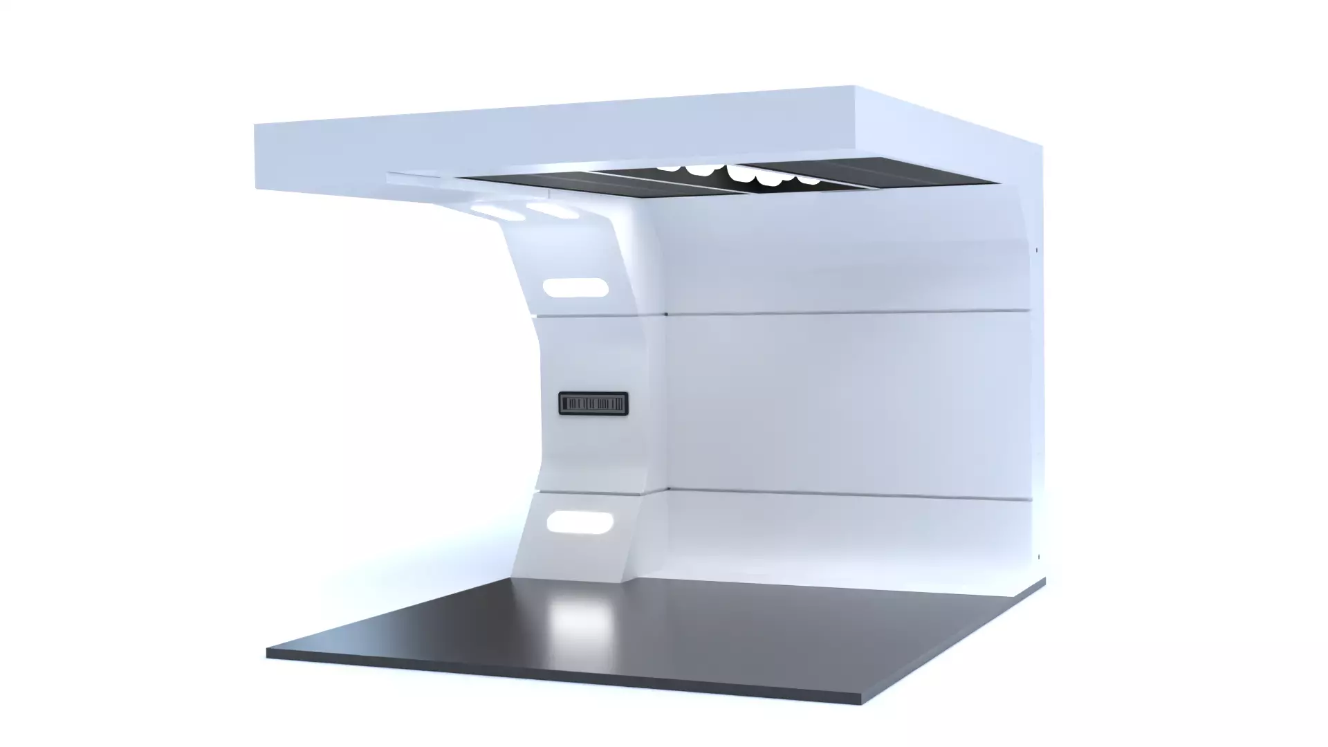 The Mandalorian - Rebel Prison Ship 1 - Side Hallway 1-12 scale Free 3D print model_3