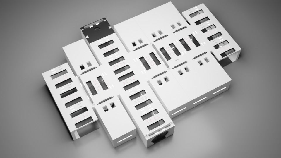 The Mandalorian - Rebel Prison Ship 1 - Side Hallway 1-12 scale Free 3D print model_26