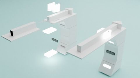 The Mandalorian - Rebel Prison Ship 1 - Side Hallway 1-12 scale Free 3D print model_10