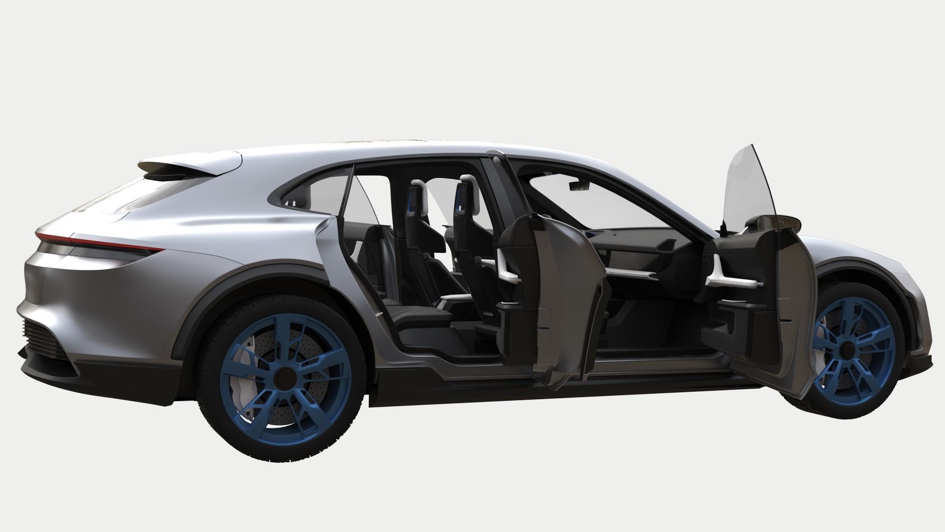 Porsche Mission E Cross Turismo 3D model_6