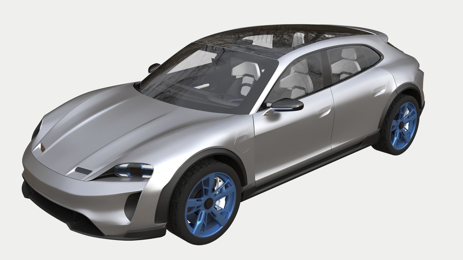 Porsche Mission E Cross Turismo 3D model_4