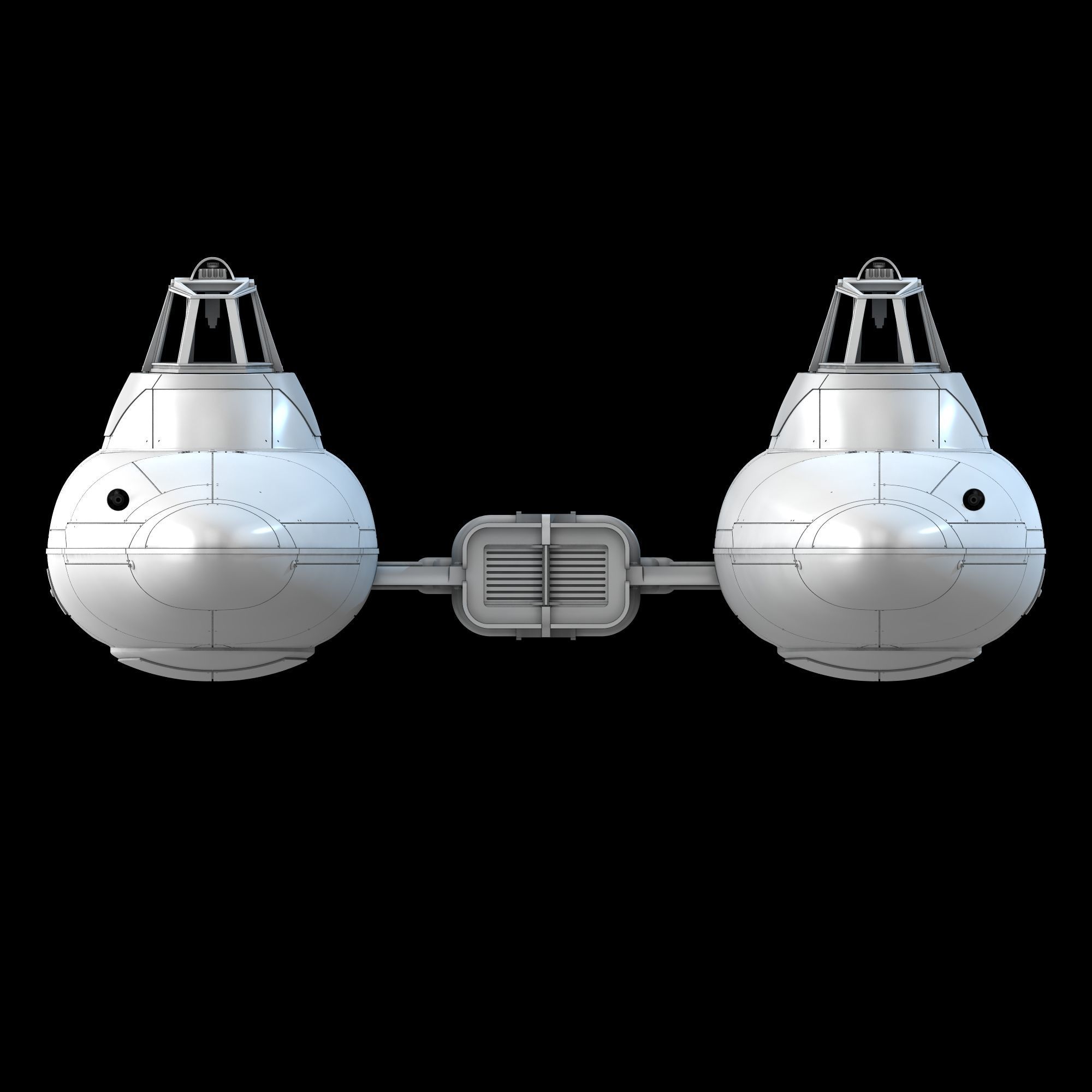 Empire Strick Back Bespin Twin-Pod Cloud Car 3D print model_2