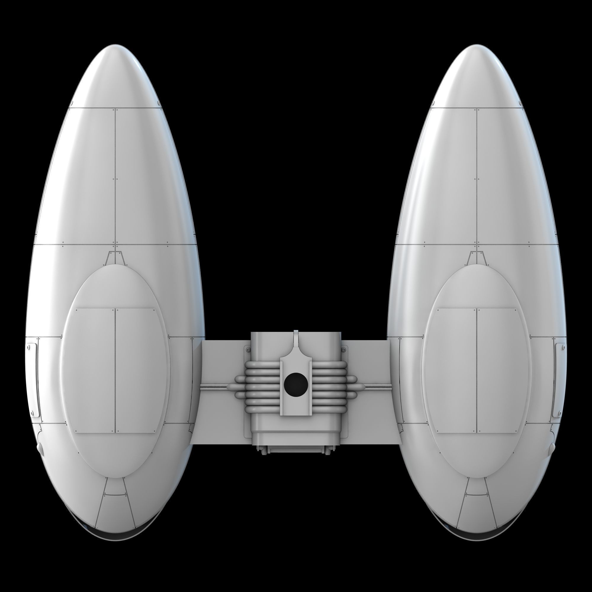 Empire Strick Back Bespin Twin-Pod Cloud Car 3D print model_6