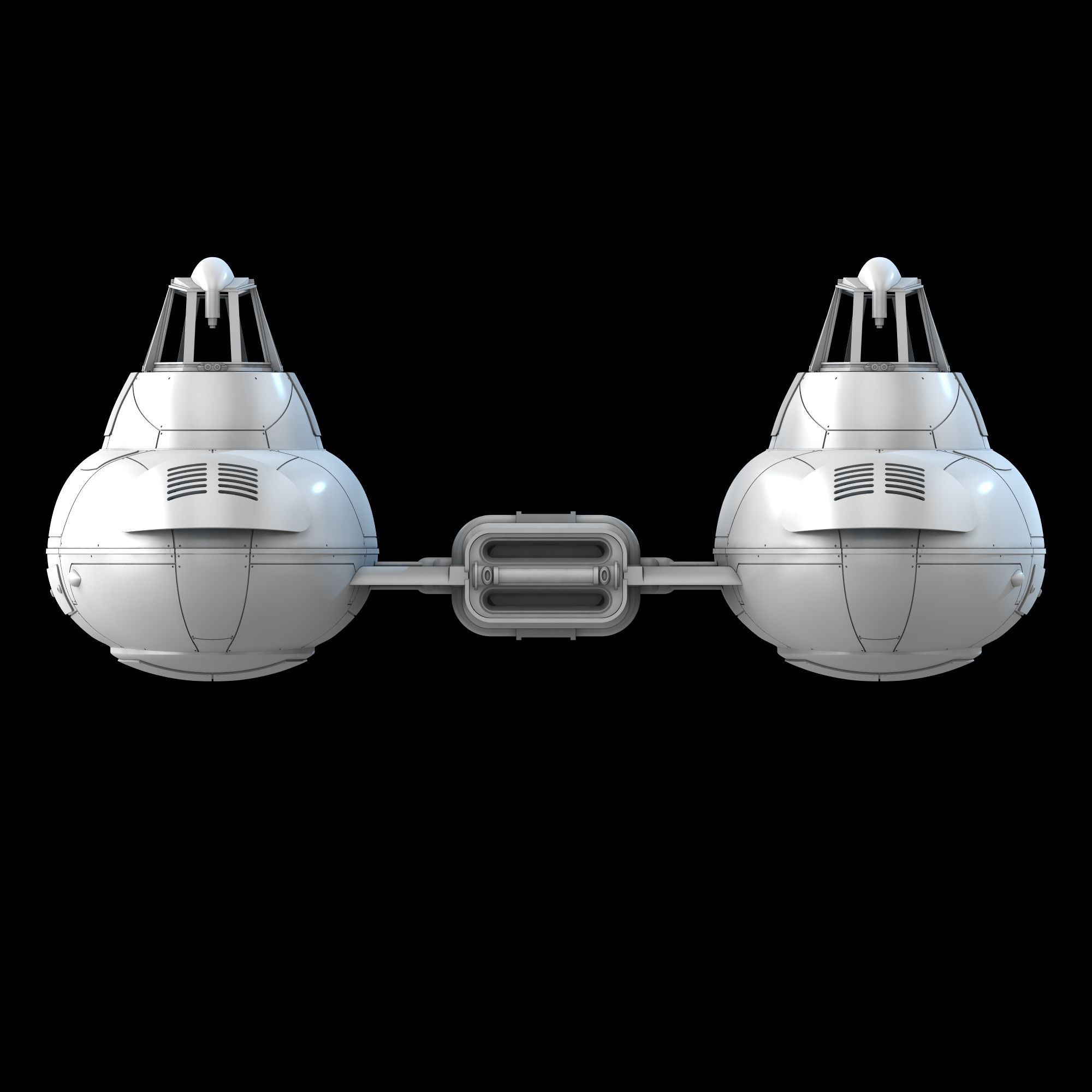Empire Strick Back Bespin Twin-Pod Cloud Car 3D print model_3