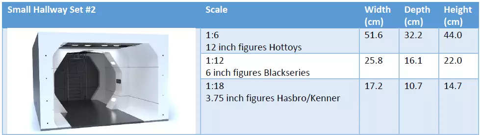 The Mandalorian - Rebel Prison Ship 2 - Small Hallway 1-12 scale 3D print model_34