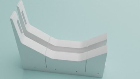 The Mandalorian - Rebel Prison Ship 2 - Small Hallway 1-12 scale 3D print model_24