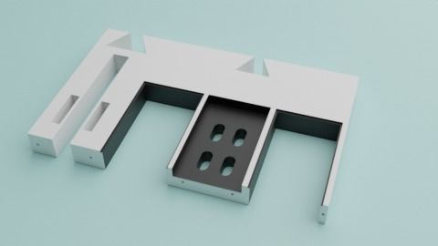 The Mandalorian - Rebel Prison Ship 2 - Small Hallway 1-12 scale 3D print model_10