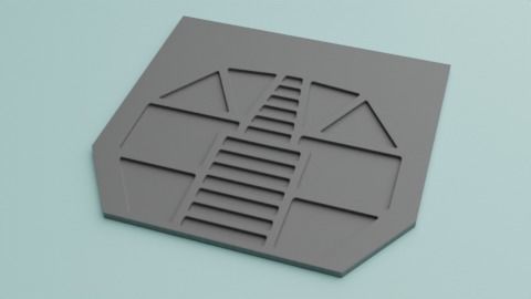 The Mandalorian - Rebel Prison Ship 2 - Small Hallway 1-12 scale 3D print model_27