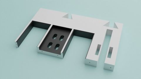 The Mandalorian - Rebel Prison Ship 2 - Small Hallway 1-12 scale 3D print model_12