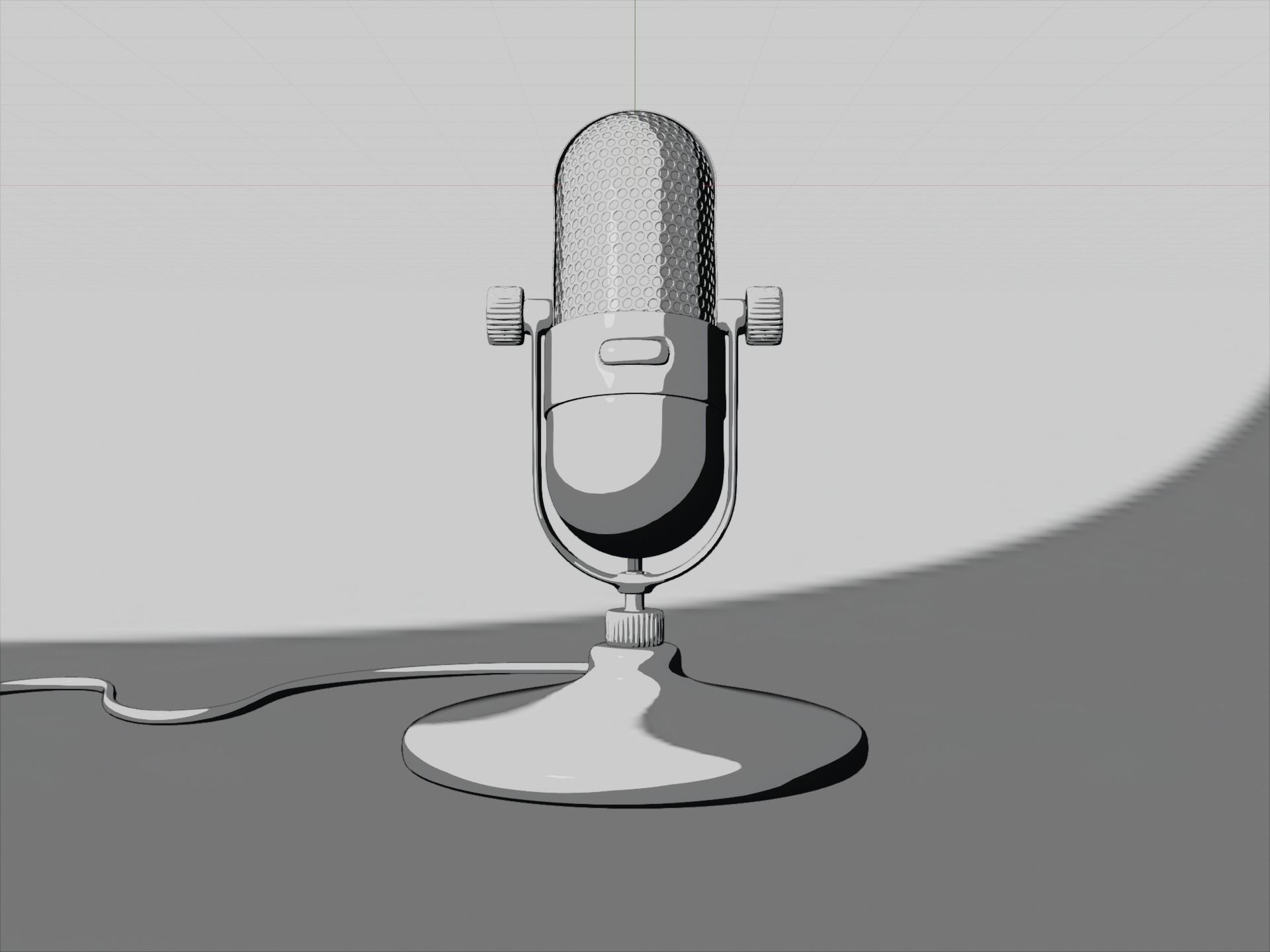 Microphone 3D model_2