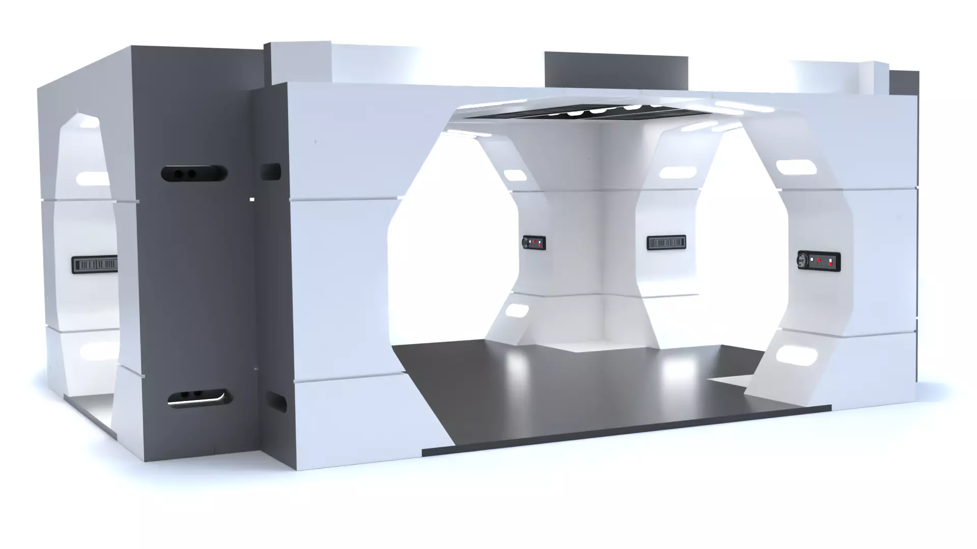 The Mandalorian - Rebel Prison Ship 3 - Crossing 1-12 scale 3D print model_2