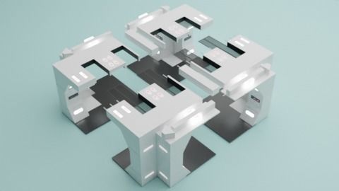 The Mandalorian - Rebel Prison Ship 3 - Crossing 1-12 scale 3D print model_7