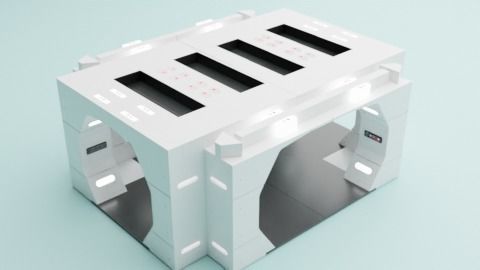 The Mandalorian - Rebel Prison Ship 3 - Crossing 1-12 scale 3D print model_6