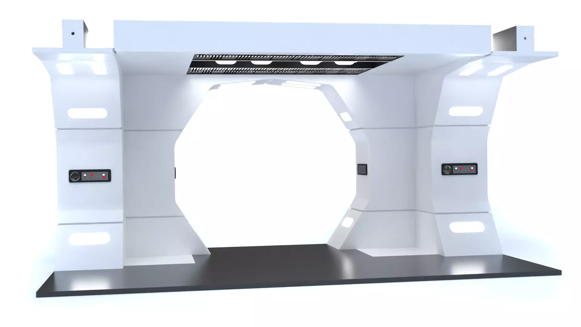 The Mandalorian - Rebel Prison Ship 3 - Crossing 1-12 scale 3D print model_3