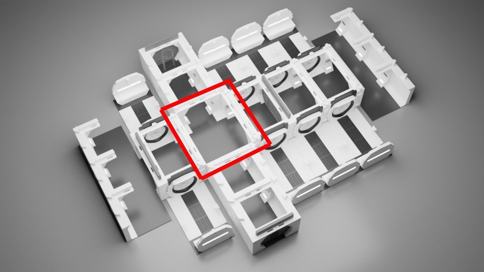 The Mandalorian - Rebel Prison Ship 3 - Crossing 1-12 scale 3D print model_26