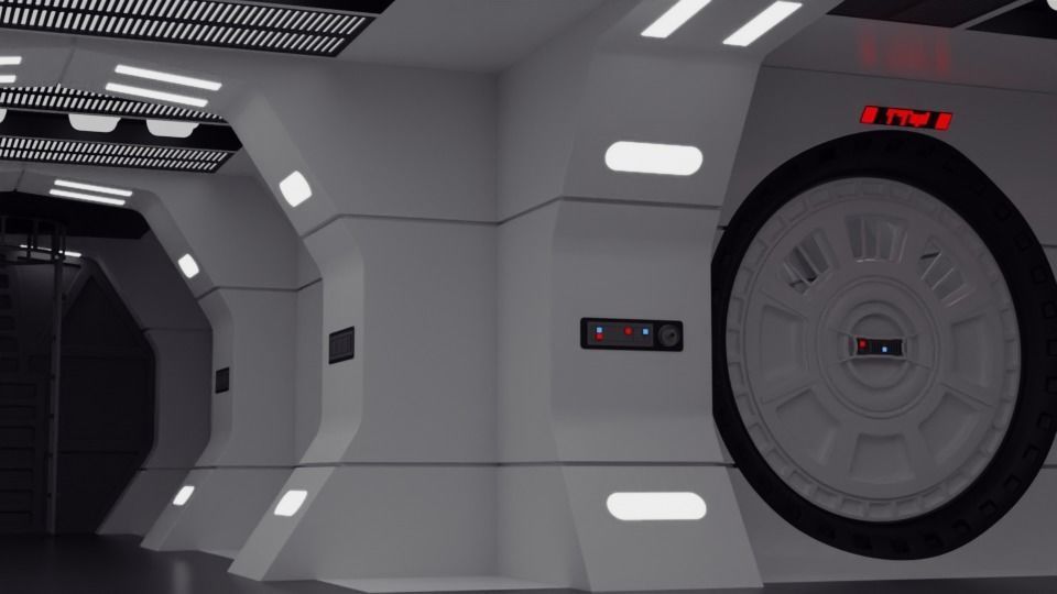 The Mandalorian - Rebel Prison Ship 3 - Crossing 1-12 scale 3D print model_4