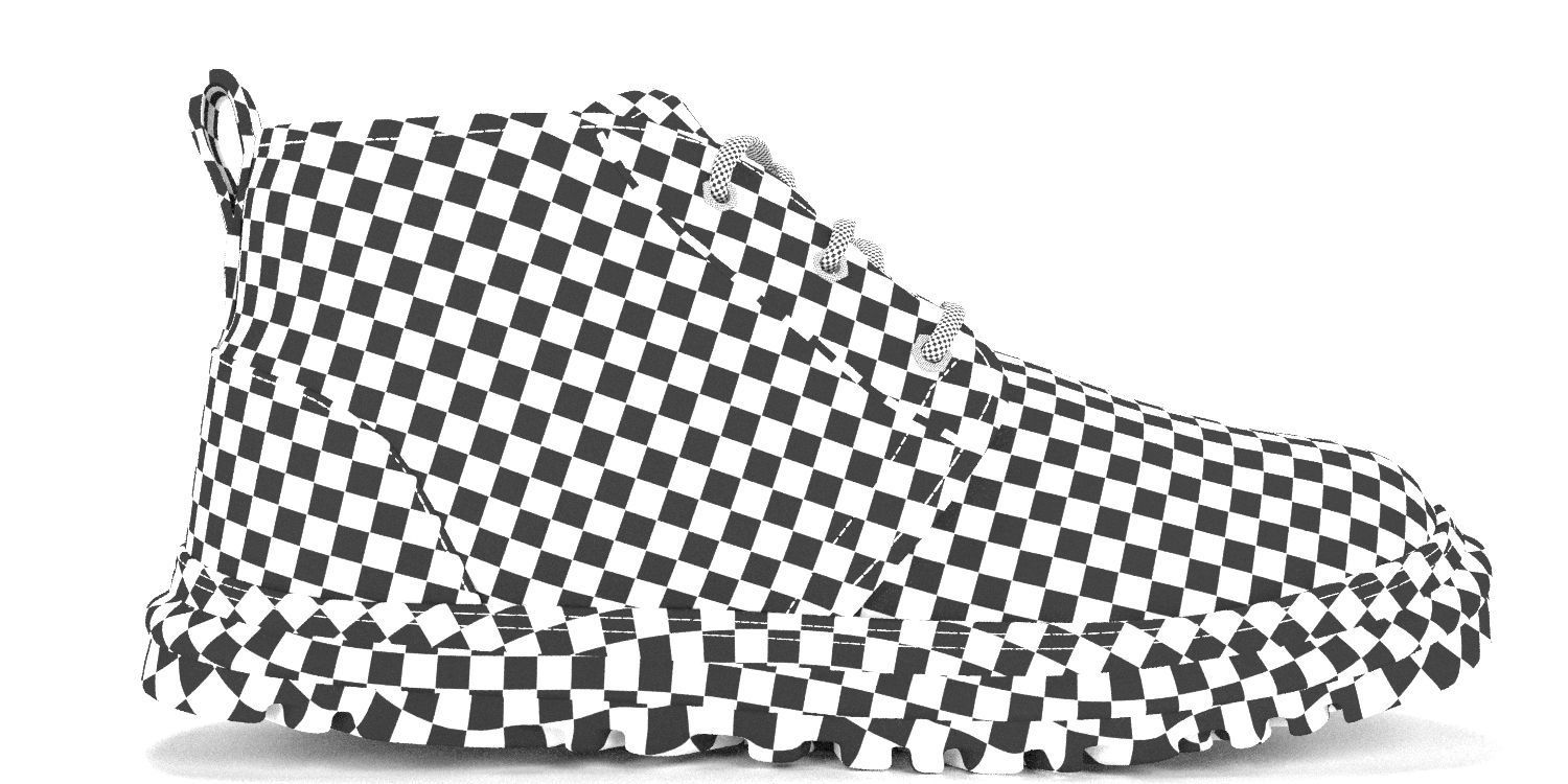 UGG-Shoe-Corona Renderer 3D model_4