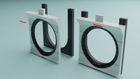 The Mandalorian - Rebel Prison Ship 4 - Cell Hallway 1-12 scale 3D print model_27