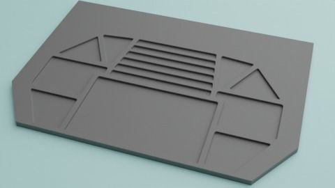 The Mandalorian - Rebel Prison Ship 4 - Cell Hallway 1-12 scale 3D print model_33