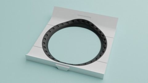 The Mandalorian - Rebel Prison Ship 4 - Cell Hallway 1-12 scale 3D print model_28