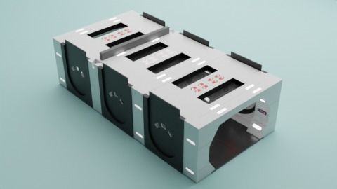 The Mandalorian - Rebel Prison Ship 4 - Cell Hallway 1-12 scale 3D print model_10