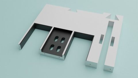 The Mandalorian - Rebel Prison Ship 4 - Cell Hallway 1-12 scale 3D print model_14