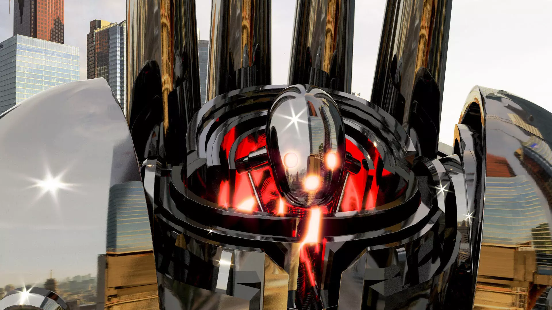 Metal Knight 3D model  3D model_0