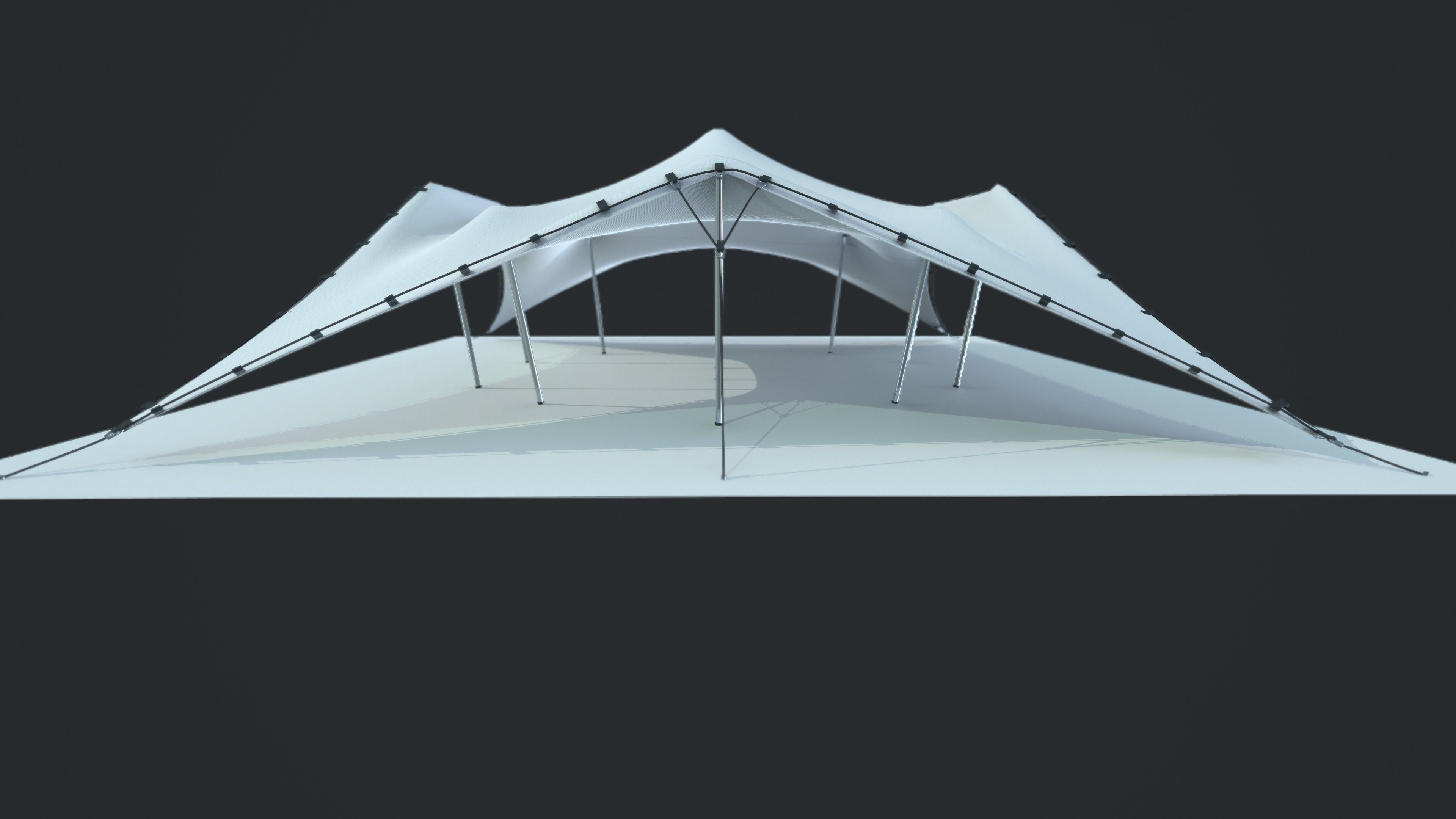 Stretch Tent  3D model_7