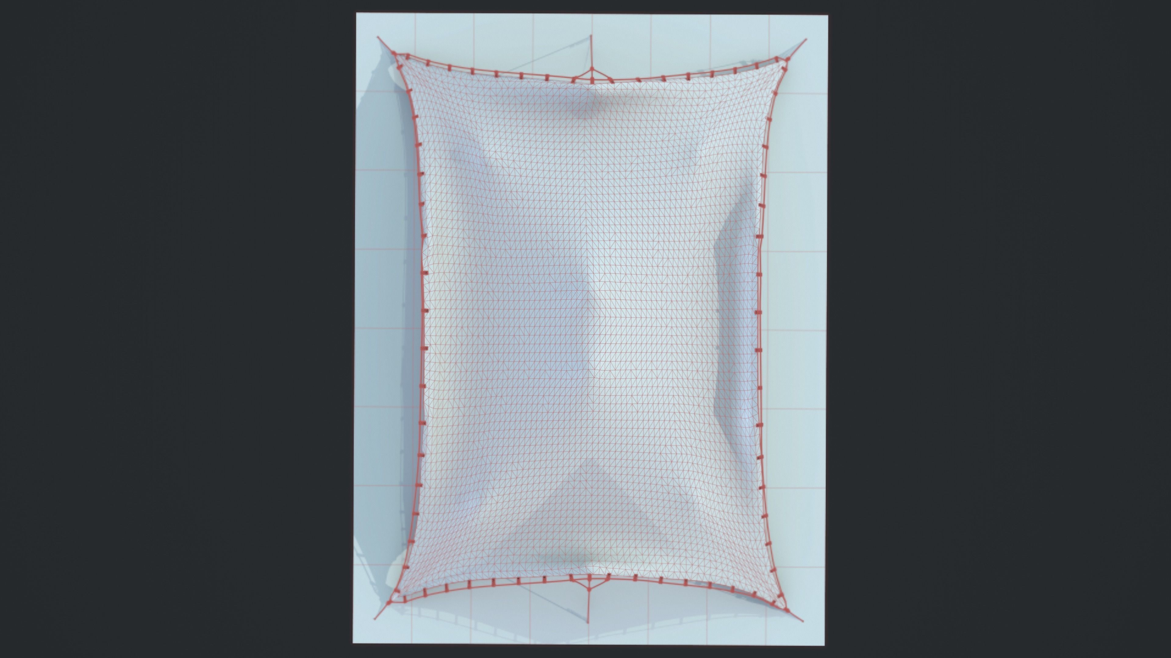 Stretch Tent  3D model_2