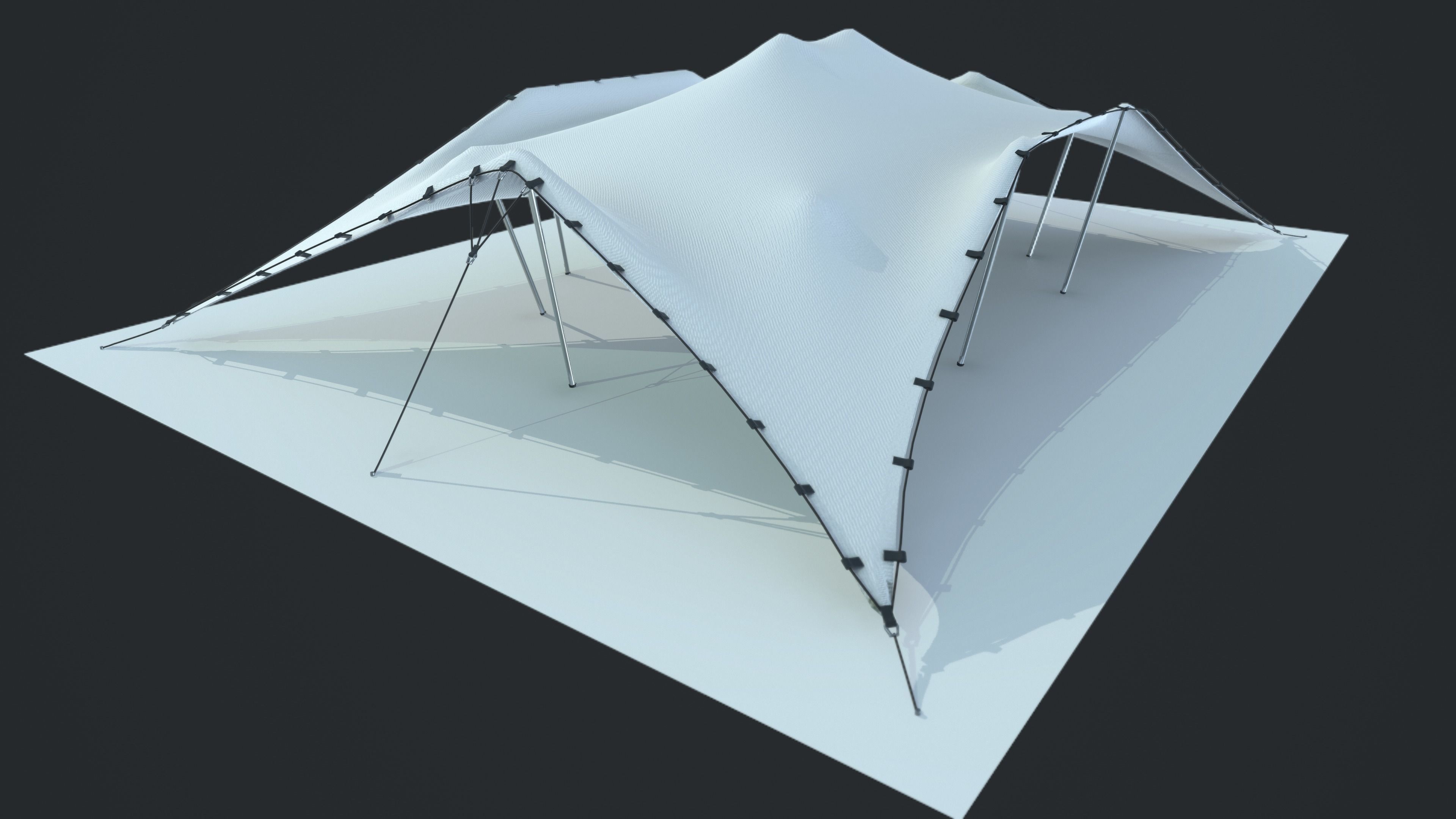 Stretch Tent  3D model_9