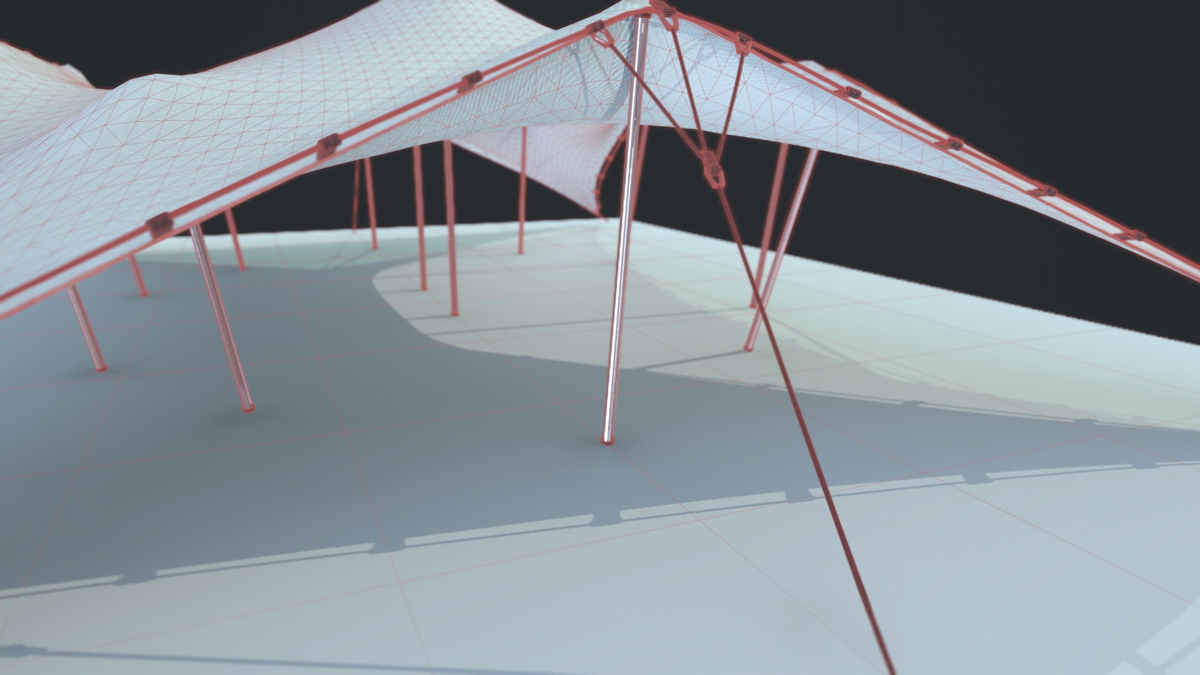 Stretch Tent  3D model_10