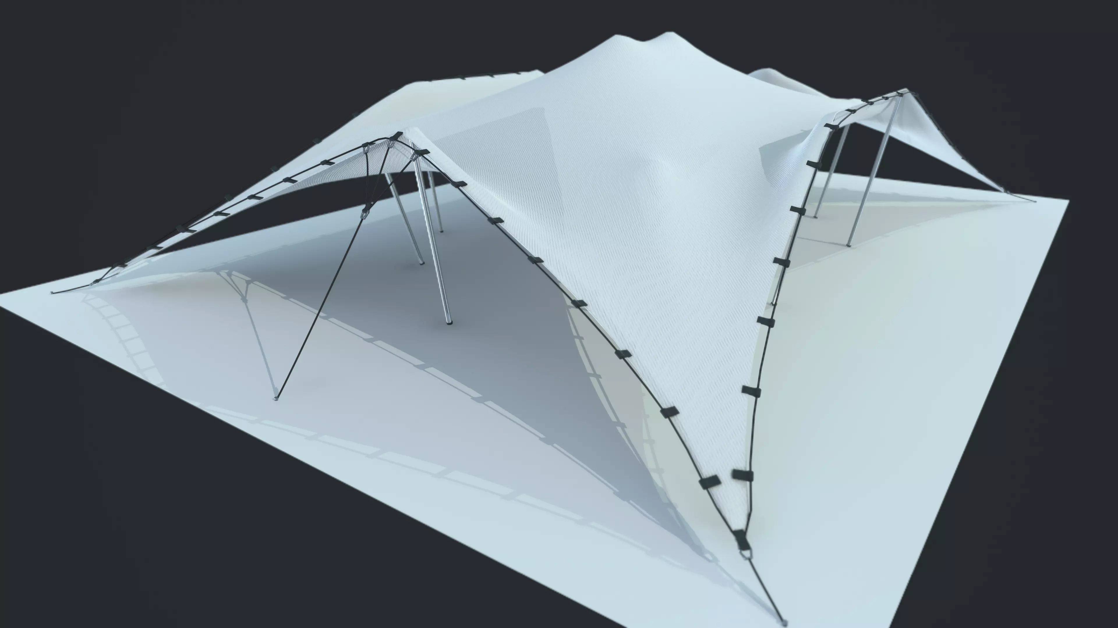 Stretch Tent  3D model_0
