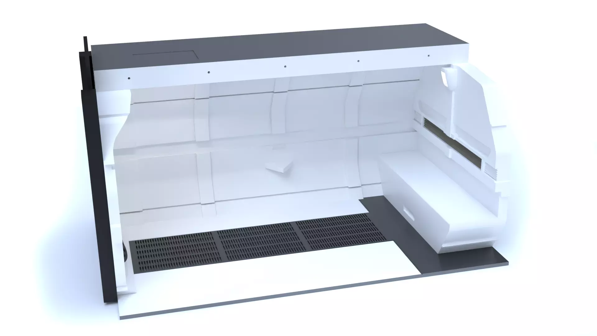 The Mandalorian - Rebel Prison Ship 5 - Cell Interior 1-12 scale 3D print model_2