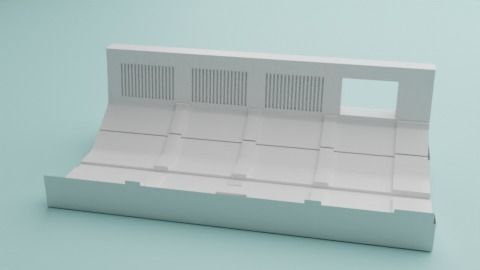The Mandalorian - Rebel Prison Ship 5 - Cell Interior 1-12 scale 3D print model_13