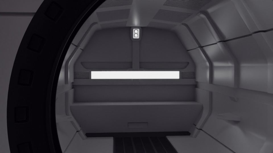 The Mandalorian - Rebel Prison Ship 5 - Cell Interior 1-12 scale 3D print model_5