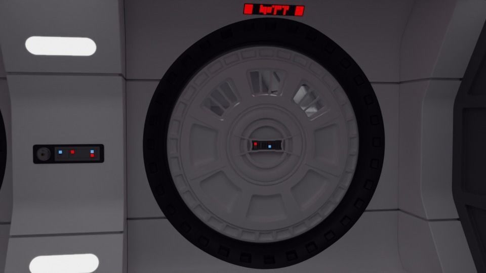 The Mandalorian - Rebel Prison Ship 5 - Cell Interior 1-12 scale 3D print model_4