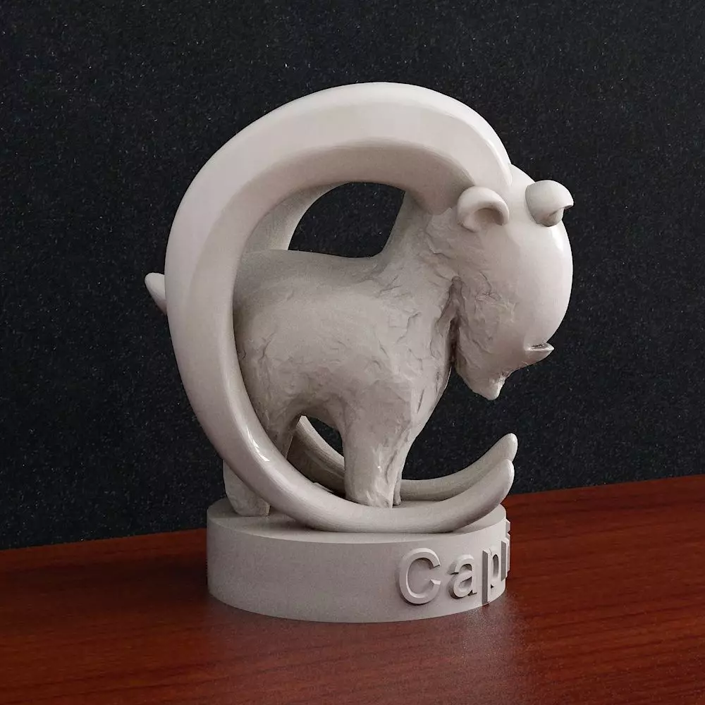 Capricorn Zodiac sign 3D print model_0