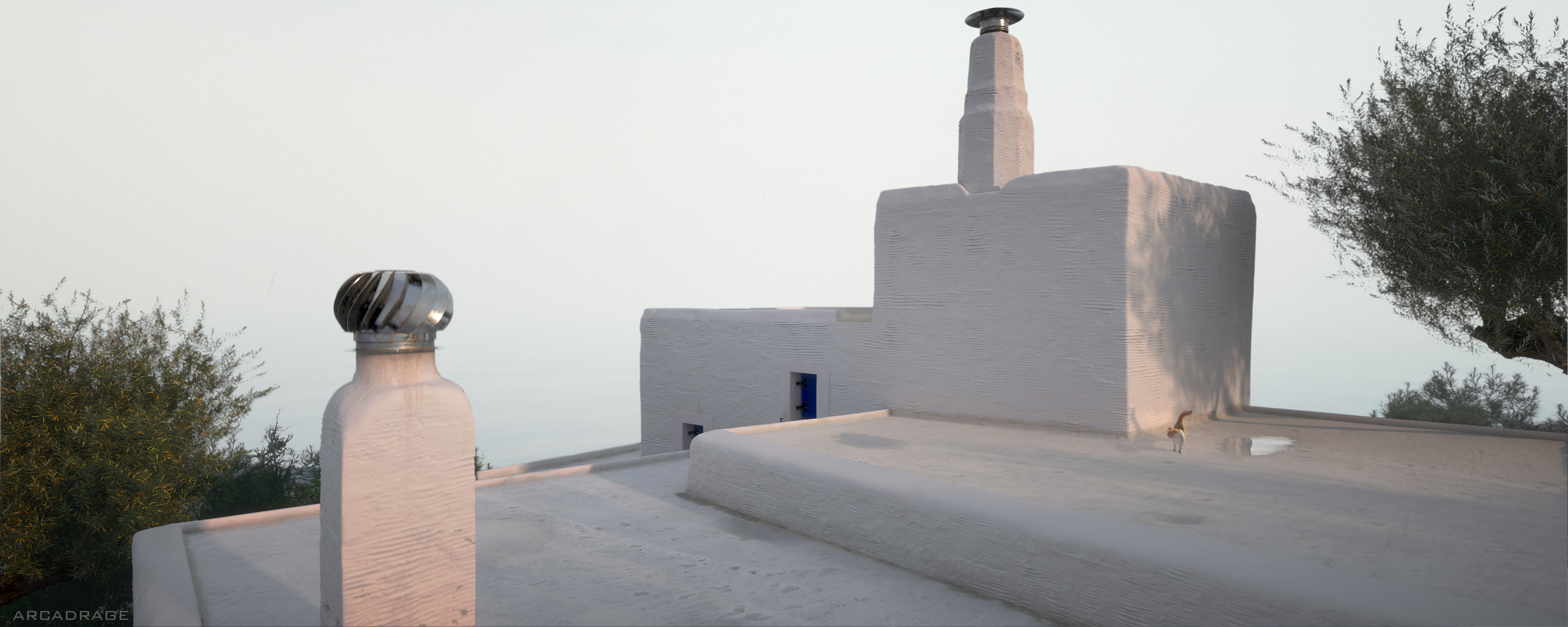 Greek wall - 3D Texture - 400 x 400 cm Seamless scan - 22k 3D model_5