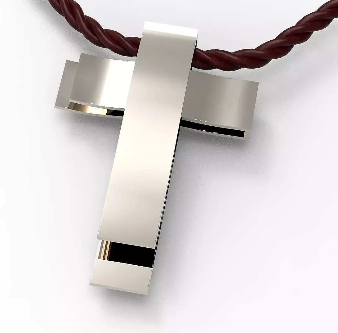 Two dimension cross 3D print model