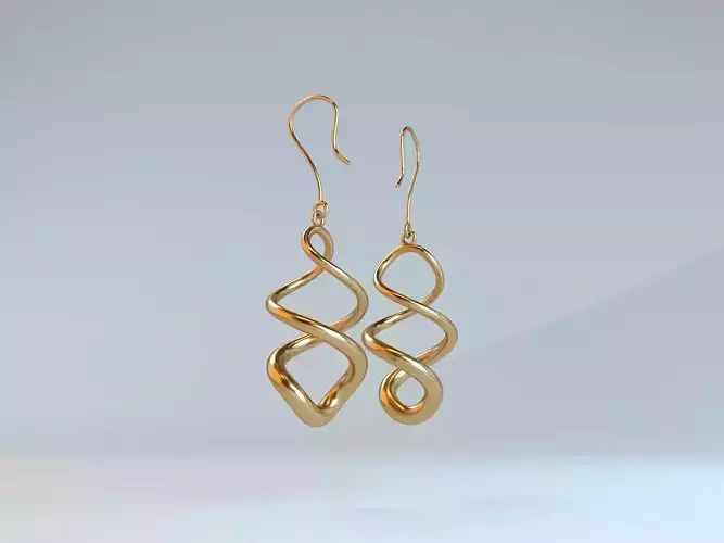 Twisted earrings