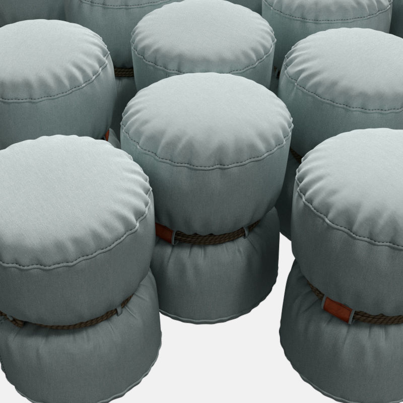 puf-tam-tam 3D model light pouf with belt 3D model_7