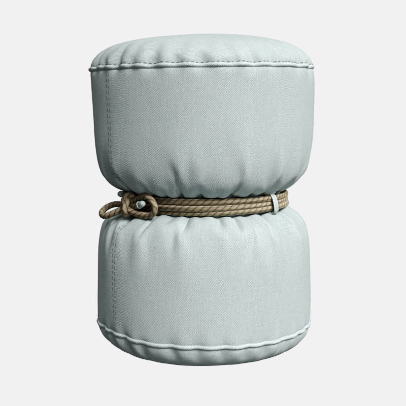 puf-tam-tam 3D model light pouf with belt 3D model_3
