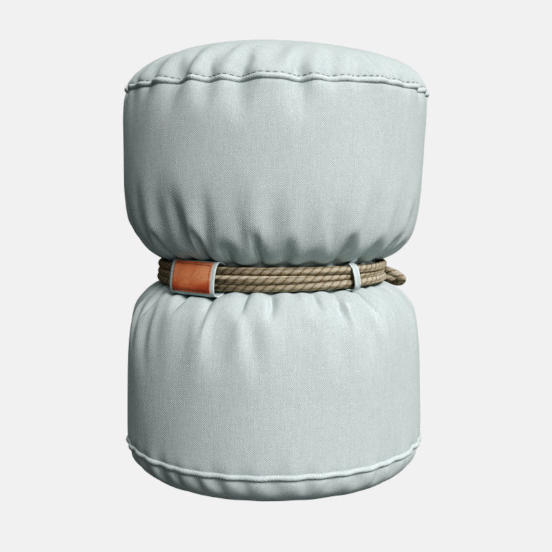 puf-tam-tam 3D model light pouf with belt 3D model_6